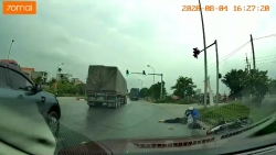 Xe container cán nữ sinh rồi bỏ chạy khỏi hiện trường