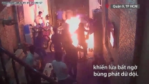 Nam thanh niên đem xăng đốt tiệm cầm đồ